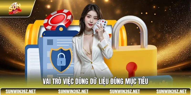 Vai trò việc dùng dữ liệu đúng mục tiêu